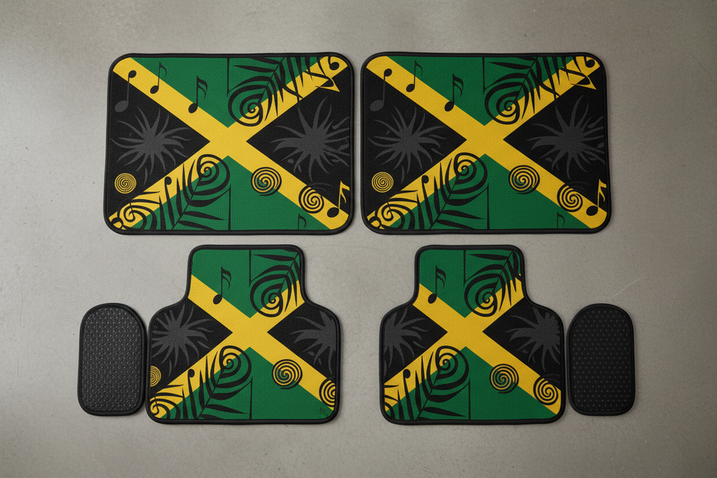 Jamaican Car Floor Mat Set 1