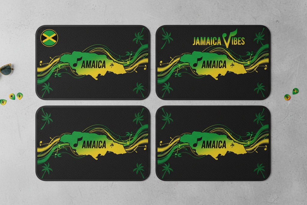 Jamaican Car Floor Mat Set 2