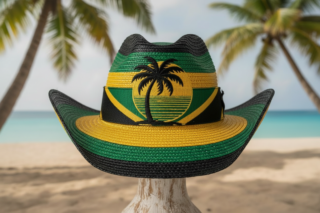 Refined Jamaican Cowboy Hat Design 1