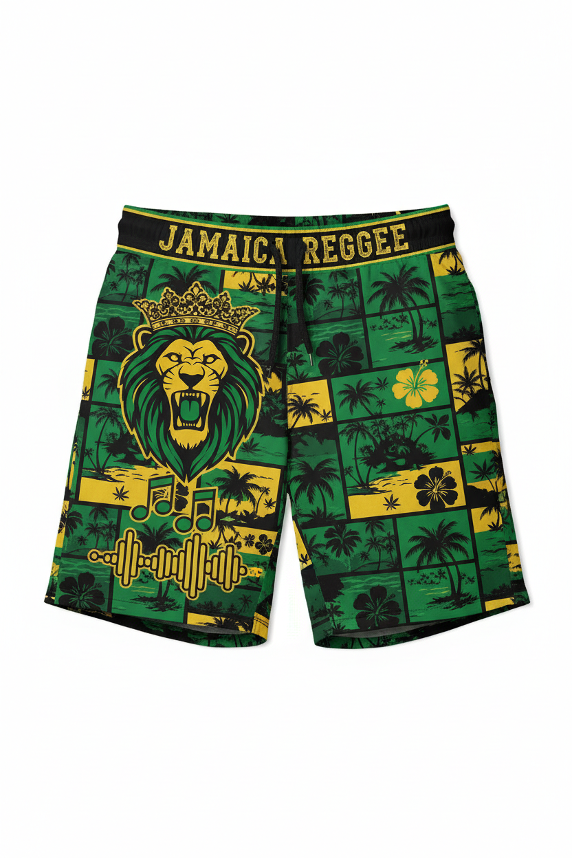 Reggae Jamaica Shorts Design 1